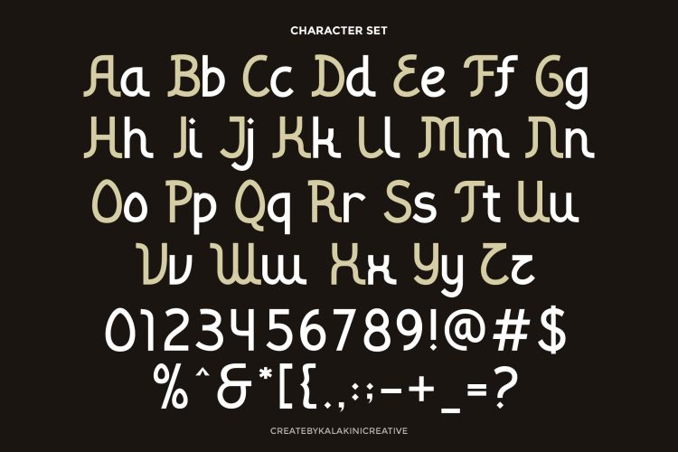 Arabic Display Font