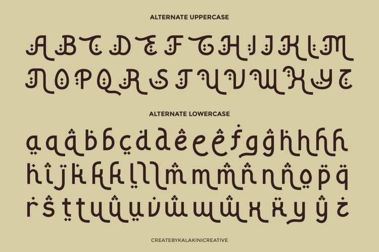 Arabic Display Font