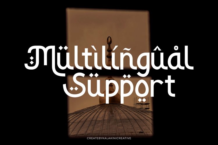 Arabic Display Font