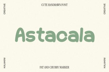 Cute Hand-drawn Marker Font