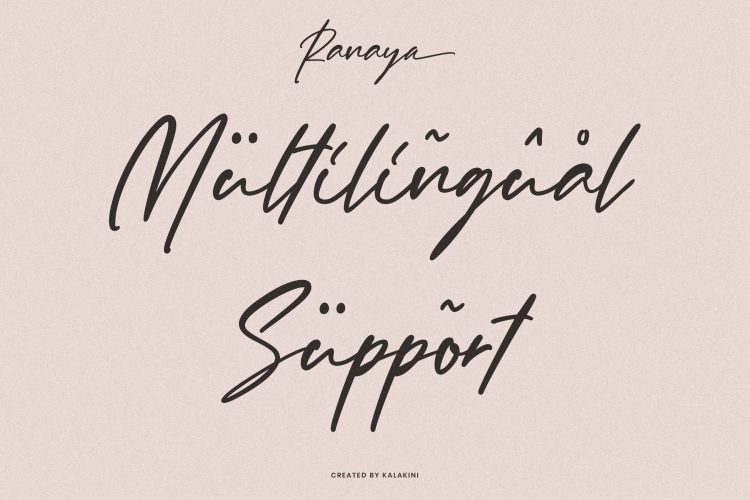 Signature Font