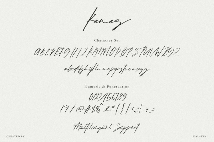 Signature Script Font