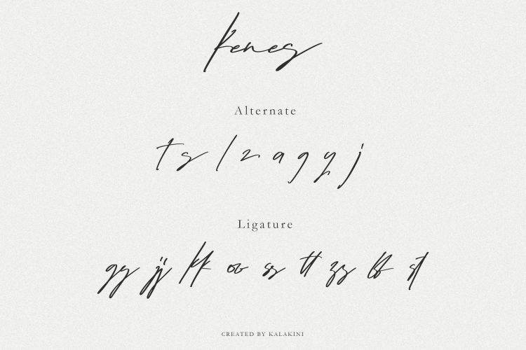 Signature Script Font