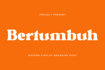Bertumbuh - Display Fonts